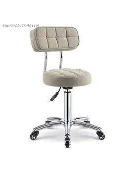  Барный стул, барный стул с вращающейся подъемной спинкой, Бытовой Высокий стул, круглый стул, Модный Креативный стул для красоты, вращающийся стул