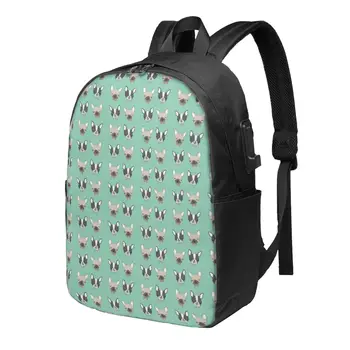  Школьный рюкзак большой емкости с рисунком собаки-терьера, Модный Водонепроницаемый Регулируемый Спортивный рюкзак для путешествий